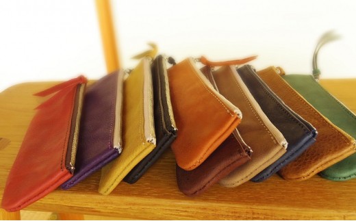 ペンケース グリーン [アトリエSASSA 富山県 朝日町 34310052]