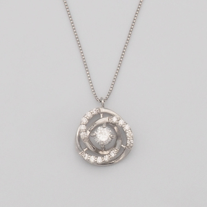 PT900/PT850 0.3ctUP ダイヤモンド ペンダントネックレス HH-019760 SWBT020-pt