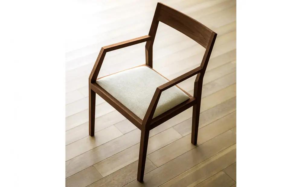 【開梱設置】高野木工 KIEL CHAIR キール チェア 肘付き ウォルナット 【10年保証】