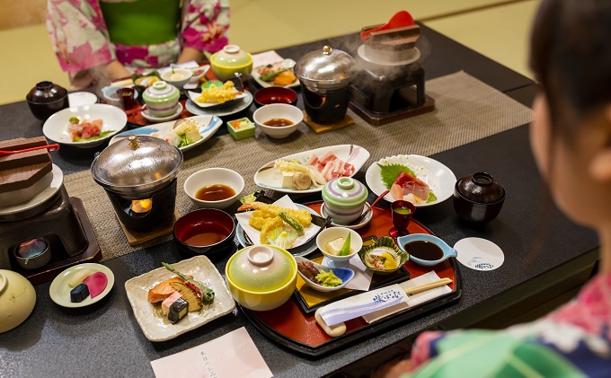 雨晴温泉 磯はなび 日帰りペアお食事券【温泉 食事券 ペア 】