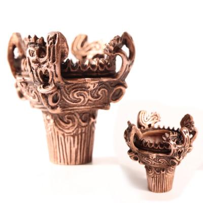 ふるさと納税 山梨県 【Do_goods】縄文時代の神秘を現代に 純銅製 火焔型土器ミニオブジェ　659-322 |  | 02