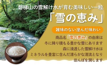 【10月中旬以降発送/令和8年産 新米】【3カ月定期便】【福島会津産】雪の恵み米こしひかり5kg×3回 KBAJ002