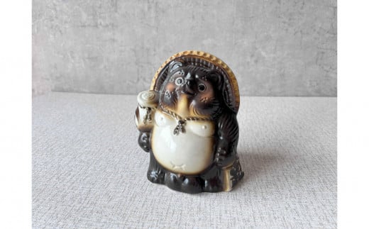 【信楽焼】たぬき貯金箱 16cm