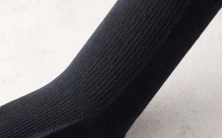 【22-24cm】 一度履いたらやめられない！段階圧力設計 着圧 5本指 ハイソックス 2足組 靴下 くつした くつ下 ソックス ブラック 福岡県 北九州市
