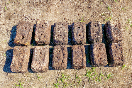 家庭菜園やカブトムシ・クワガタムシのマットに。廃菌床12個入り【サステナブル 家庭菜園 土壌 再利用 廃菌床】