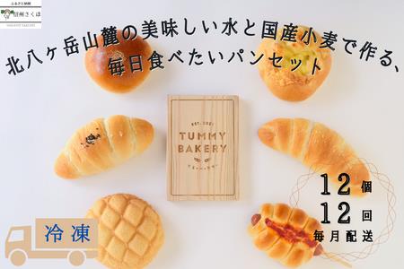 毎日食べたいパンセット　12カ月定期便〔TB-T506〕
