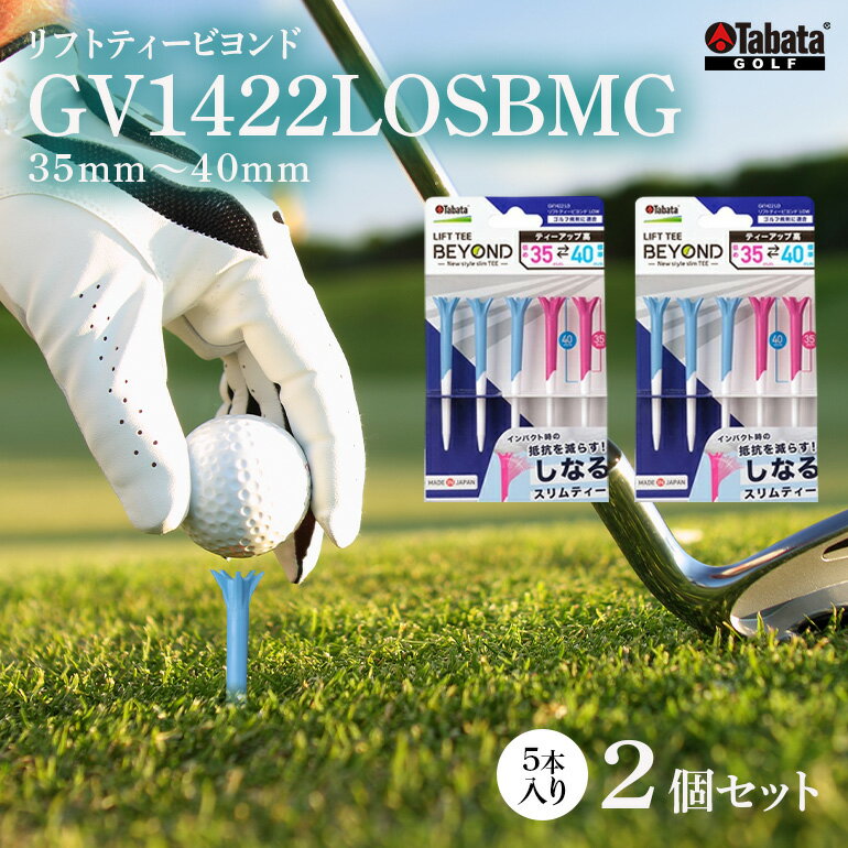 【ふるさと納税】タバタ Tabata リフトティービヨンド GV1422LOSBMG×2コセット ゴルフ ゴルフ用品 ティー ゴルフティ ショートティー Golf Tee ツアーティー TOUR TEE ゴルフティー スポーツ 茨城県 送料無料 【テンポイント（株）】 【ho1341】