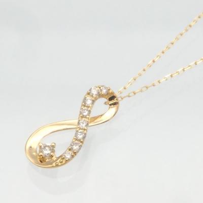 ふるさと納税 甲府市 K18　0.10ct　ダイヤモンド ペンダントネックレス　FHH-019727 |  | 01