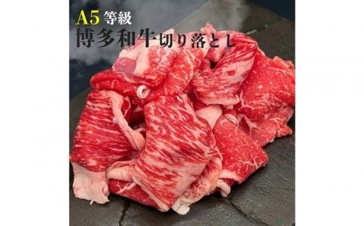 【A5-A4等級】　博多和牛切り落とし　1kg（500g×2）