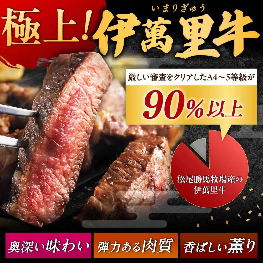 伊萬里牛ステーキセット / 赤身ステーキ 400g（100g×4枚）・ロースステーキ 400g（200g×2枚） / 佐賀県 / まつお食肉卸株式会社 [41AECZ015]