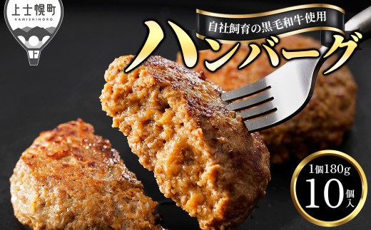 黒毛和牛 100％ ハンバーグ 2種セット 180g×10個 プレーン チーズ 牛 肉 牛肉 和牛 小分け 個包装 冷凍 ［017-D62］ ※オンライン申請対応
