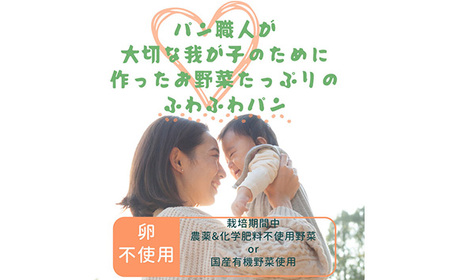 No.262 離乳食期にもオススメ！無添加お野菜パンのダンボール満タン詰め合わせ
