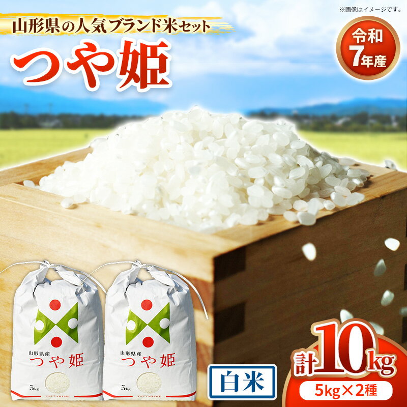 【ふるさと納税】人気のブランド米 つや姫 白米 10kg (R7年産） - 山形県 飯豊町産 米 精米 品種 銘柄 ブランド米 ご飯 白飯 おすすめ 送料無料 田園サービスいいで【価格改定X】
