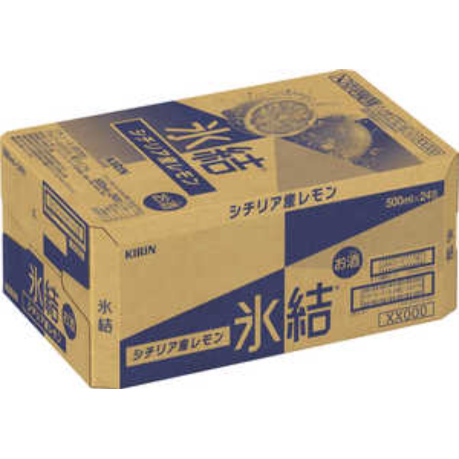 ＜キリンビール＞キリン 氷結(R) シチリア産レモン 500ml 缶（お酒）×24本