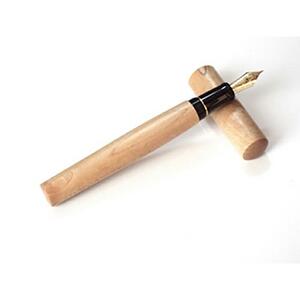 スティロアート軽井沢オリジナル木軸の万年筆「アサマ」カエデ＜細字＞【筆記用具 お祝い プレゼント ギフト おすすめ 群馬県 長野原町 北軽井沢】