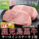 【ふるさと納税】＜A5ランク＞黒毛和牛ステーキ計約500g(250g×2枚)※北海道・沖縄配送不可※鹿児島黒牛 国産 黒毛和牛 鹿児島県産 肉 牛肉 A5等級 サーロイン ステーキ肉 30000【今肉屋】