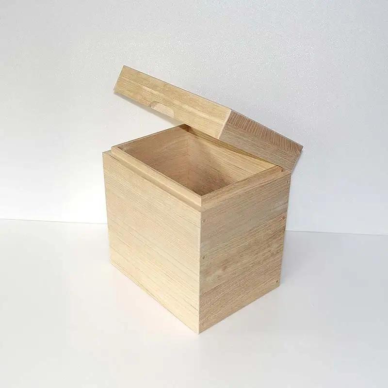 桐タンス屋が作った 会津桐の米びつ 5kg用 1合枡付き  FAG-0002