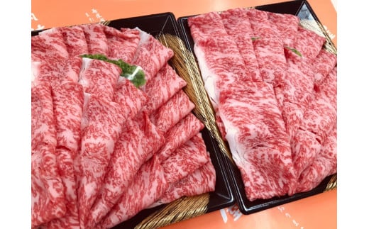 【A5A4等級】博多和牛サーロインしゃぶしゃぶ用600g×2パック 計1200g 川崎町