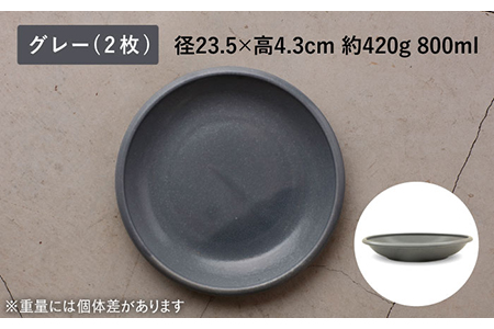 【美濃焼】[超軽量食器] Air MINO  マルチプレート 4枚 セット (アイボリー×2 グレー×2)【井澤コーポレーション】[TBP009]