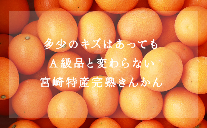 KU446 【訳あり】完熟きんかん１kg 【玉様ファーム】