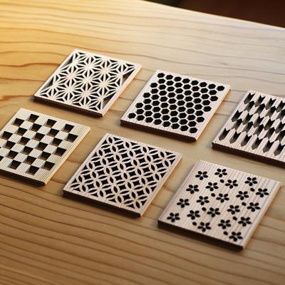 ふるさと納税 吉野町 文様割箸・文様コースター6種セット |  | 02