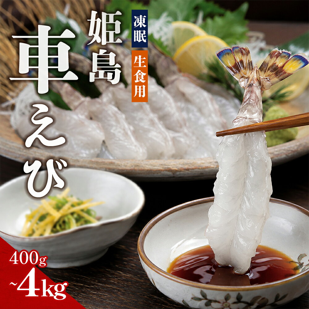 【ふるさと納税】生食用 凍眠 凍結 姫島 車えび ( 養殖 ) 約 400g～4.0kg A1