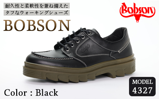 BOBSON 4327 （BLACK） 25cm 3E | 靴 紳士靴 メンズ シューズ ビジネス カジュアル ファッション 革靴 牛革 皮製品 日本製 高機能シューズ 黒 ブラック