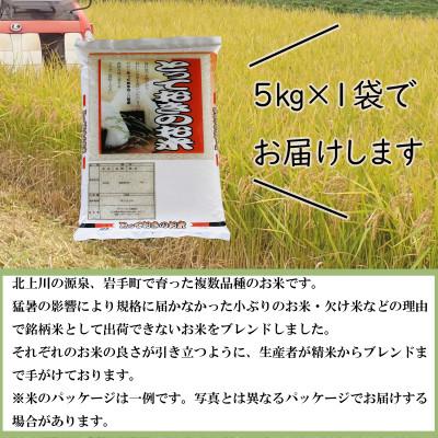 ふるさと納税 岩手町 【生産者さんがテレビで紹介されました】令和7年産岩手町産【とっておきのお米】　精米5kg |  | 01