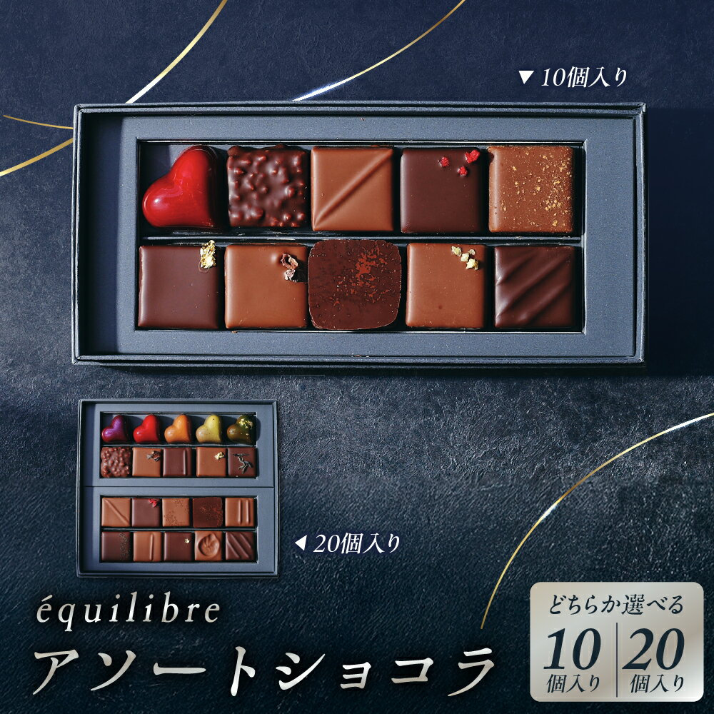 【ふるさと納税】【選べる】アソートショコラ ( 10個入り / 20個入り ) チョコレート チョコ ボンボンショコラ 菓子 スイーツ 洋菓子 セット 詰め合わせ 食べ比べ お取り寄せ お土産 東京都 品川区