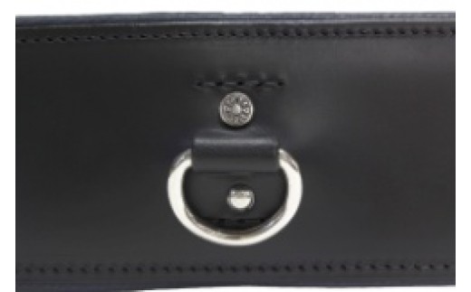SOMES　Reiz　ドレッサージュ革腹帯（65cm）（ブラック） [ソメスサドル 北海道 砂川市 12260010]_イメージ3