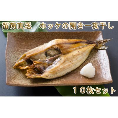 ふるさと納税 留萌市 北海道留萠からお届けします!　　ほっけ一夜干し　10枚入れ
