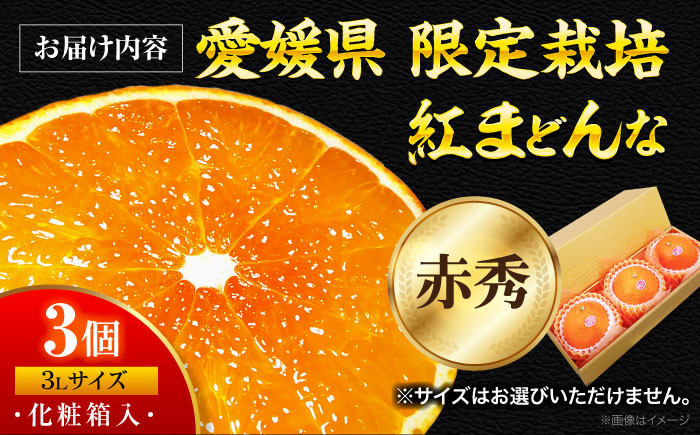 紅まどんな 赤秀 3個入（JA愛媛たいき管内産）
