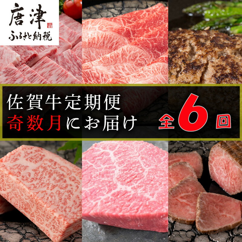 【ふるさと納税】【定期便全6回】佐賀牛定期便(カルビ・ロース・ハンバーグ・サーロイン・モモブロック・ローストビーフ)奇数月にお届けします! 「2025年 令和7年」