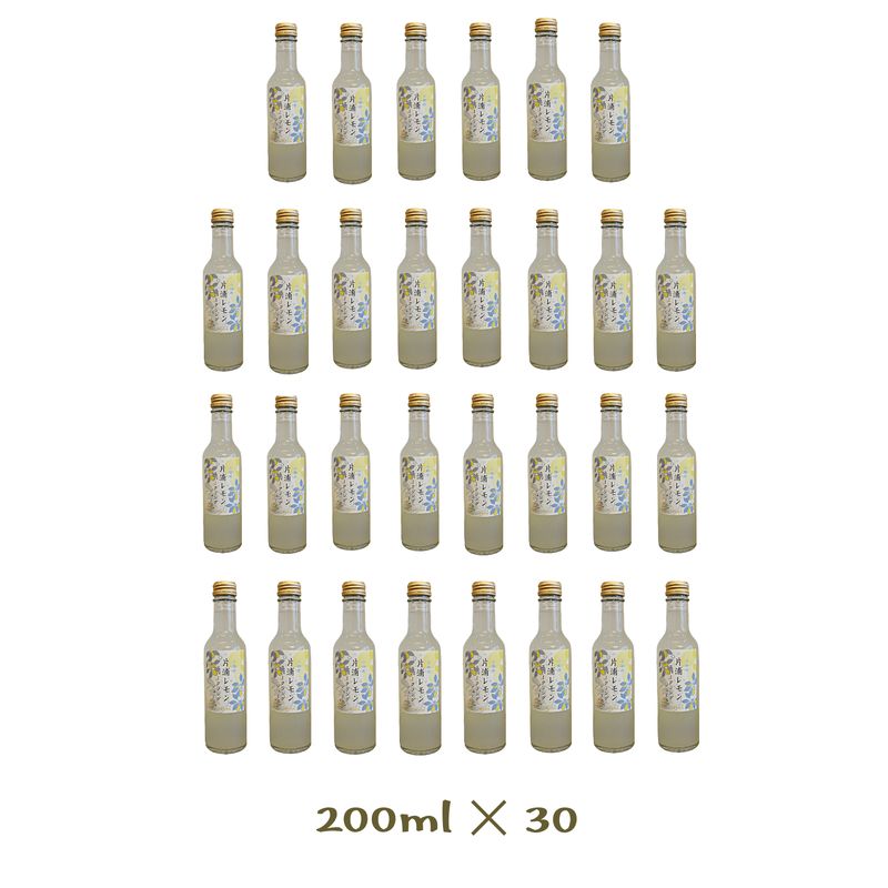 【ふるさと納税】小田原産片浦レモンスパークリング果汁入り飲料 果汁10％200ml30本 | 神奈川県 小田原市