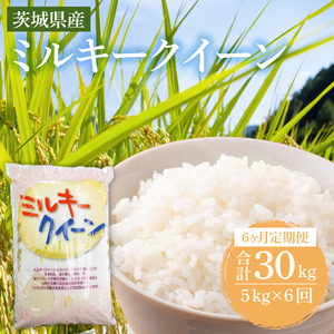6ヶ月定期便 米 ミルキークイーン 5kg × 6回 6ヶ月定期便 米