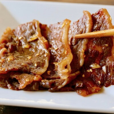 【ふるさと納税】リブロース 沖縄のBBQ用 味付け牛肉(甘タレ)2kg【配送不可地域：離島】【1571198】