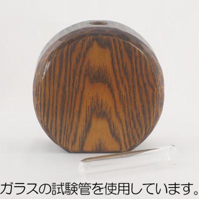 ふるさと納税 杵築市 木工房矢吹のタモの一輪挿し(彫刻なし)(漆仕上げ) |  | 03