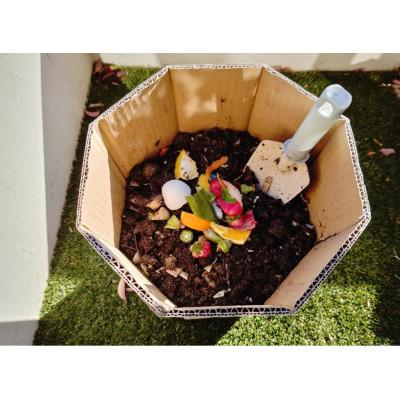 ふるさと納税 蒲郡市 八角形ダンボールコンポスト「コンポごん」_【G0576】