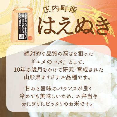 ふるさと納税 庄内町 U米MON 庄内町産 はえぬき 5kg 令和7年産 2025年産 ブランド米 |  | 01