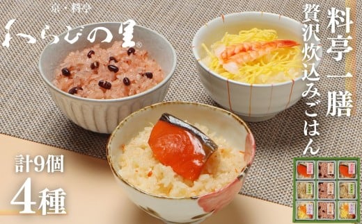 
            【わらびの里】料亭一膳(4種)［ 京都 料亭 京料理 懐石 人気 おすすめ 炊込みご飯 赤飯 おこわ お取り寄せ 通販 送料無料 ふるさと納税 ］
          