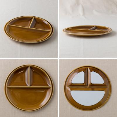 ふるさと納税 瑞浪市 【2枚SET】美濃焼 titto ランチプレート 丸 ブラウン 小田陶器 |  | 02