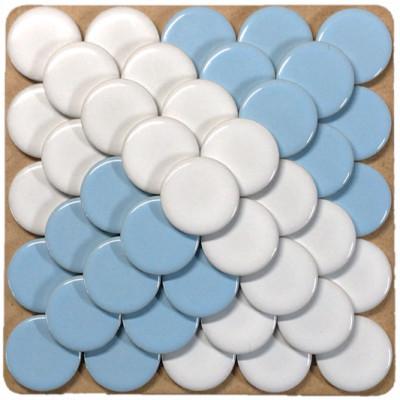 ふるさと納税 多治見市 美濃焼ボードゲーム「モザイク・ミニ」『ハーフブルー』柄 |  | 01