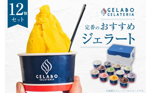 定番のおすすめジェラート12個セット