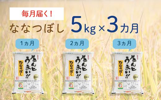 〈令和6年度産新米〉特A受賞　北海道・胆振のブランド米　3ヵ月5kgコース