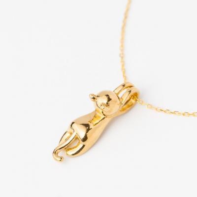 ふるさと納税 甲府市 K24 ぶら下がり ネコちゃん 純金 ゴールド ペンダント ネックレス HH19777 |  | 02