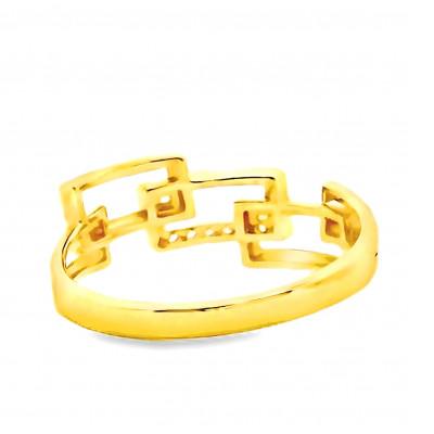 ふるさと納税 笛吹市 K18 チェーンリンクリングDIA0.1CT RADR-6937DI-Y #10 |  | 02