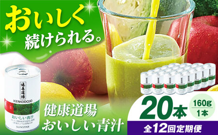 【定期便12回】健康道場　おいしい青汁10本セット×２ 青汁 サンスター[AOAD004] 青汁青汁青汁青汁青汁野菜ジュース野菜ジュース野菜ジュース