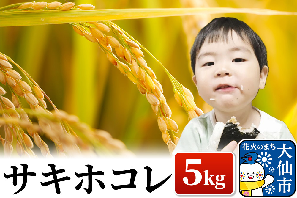 
            【令和6年産】サキホコレ 5kg　おこめのさわた【特A】
          