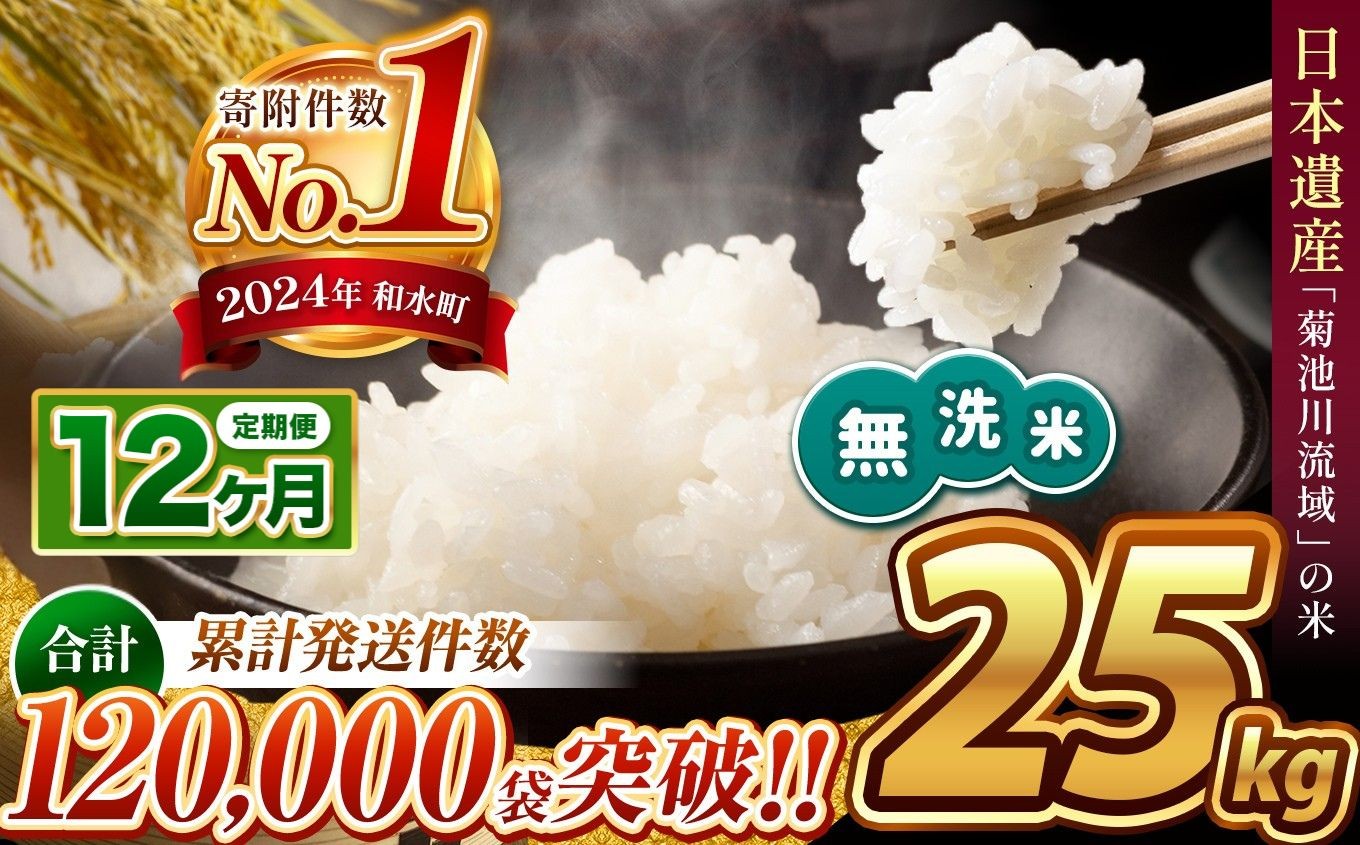 
                  【令和7年産】 【定期便12回】 熊本県産 ほたるの灯り 無洗米 25kg | 小分け 5kg × 5袋  熊本県産 こめ 米 無洗米 ごはん 銘柄米 ブレンド米 複数原料米 訳あり 規格外 不揃い 人気 日本遺産 菊池川流域 こめ作り ごはん ふるさと納税 返礼品
                