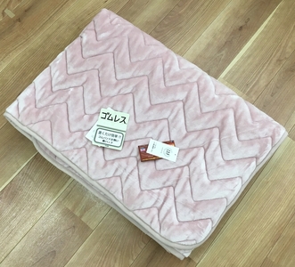敷きパッド シングル ピンク C.R.P加工毛布 1枚 100×205cm 31584PI｜毛布の町 泉大津市 国産 毛布 家庭で洗濯可 [4916]